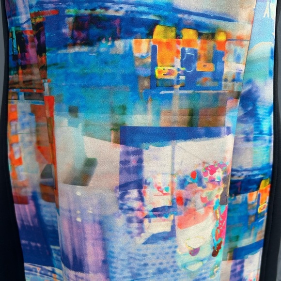 Marc Cain Neon Shift Dress, size N2 (US6) - Picture 5 of 8